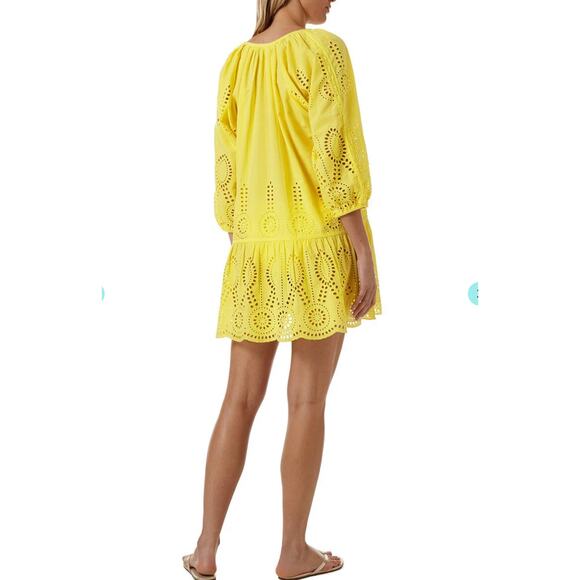 Melissa Odabash - Ashley Lemon Short Caftan - XL (NWT) - Picture 3 of 12